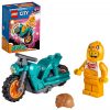 LEGO City 60310 Stuntz Stunt Bike della Gallina Moto Giocattolo con Funzione “Carica e Vai”