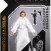 Star Wars Hasbro The Black Series Archive, Princess Leia Organa 6" Action Figure da 15 cm,  50° Anniversario di Lucasfilm - immagine 2