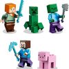 LEGO 21161 Minecraft The Crafting Box 3.0 2in1 Buildable Toy Castle, Fortress and Farm Set with Steve, Alex and Creeper Figures, Gift for Boys & Girls Standard packaging Single - immagine 8