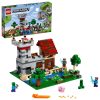 LEGO 21161 Minecraft The Crafting Box 3.0 2in1 Buildable Toy Castle, Fortress and Farm Set with Steve, Alex and Creeper Figures, Gift for Boys & Girls Standard packaging Single