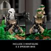 LEGO 75353 Star Wars Diorama Inseguimento con lo Speeder su Endor con Luke Skywalker, Principessa Leia e Scout Trooper, Set da Il Ritorno dello Jedi Collezione - immagine 6