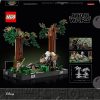 LEGO 75353 Star Wars Diorama Inseguimento con lo Speeder su Endor con Luke Skywalker, Principessa Leia e Scout Trooper, Set da Il Ritorno dello Jedi Collezione - immagine 9