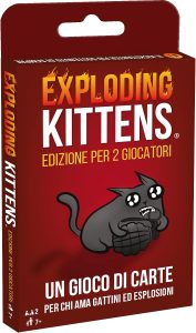 Asmodee Exploding Kittens Edizione per 2 Giocatori Edizione in Italiano