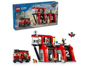 LEGO City 60414  Caserma dei pompieri e autopompa