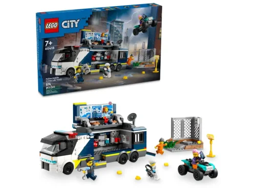 LEGO City 60418 Camion laboratorio mobile della polizia