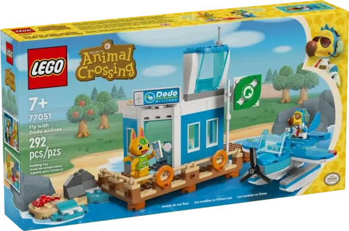 LEGO Animal Crossing 77051 In volo con la Dodo Airlines