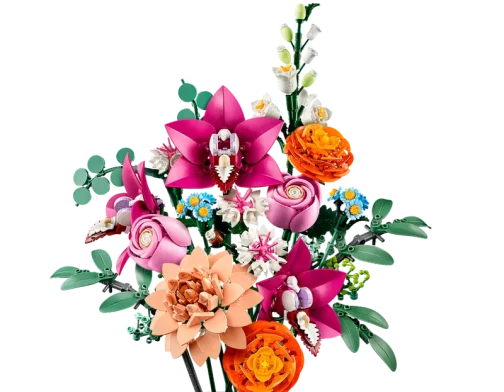 Lego Botanicals 10342 Bouquet di fiori rosa - immagine 3