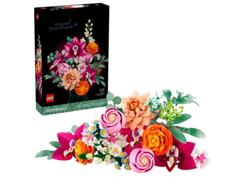 Lego Botanicals 10342 Bouquet di fiori rosa