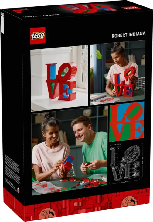 Lego Art 31214 LOVE (Robert Indiana) - immagine 2