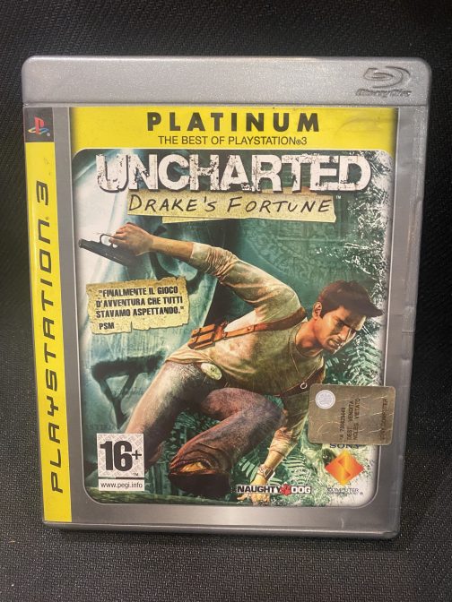 Uncharted Drake's Fortune Platinum  PS3 senza libretto