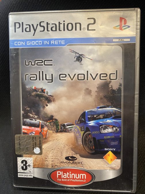 WRC Rally Evolved PS2 Sony Playstation 2 Platinum Edition senza manuale