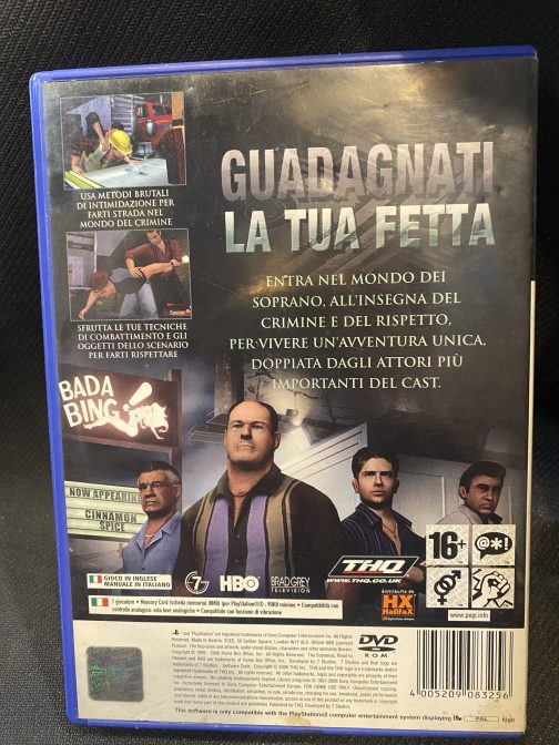 The sopranos road to respect PS2 privo di manuale - immagine 2