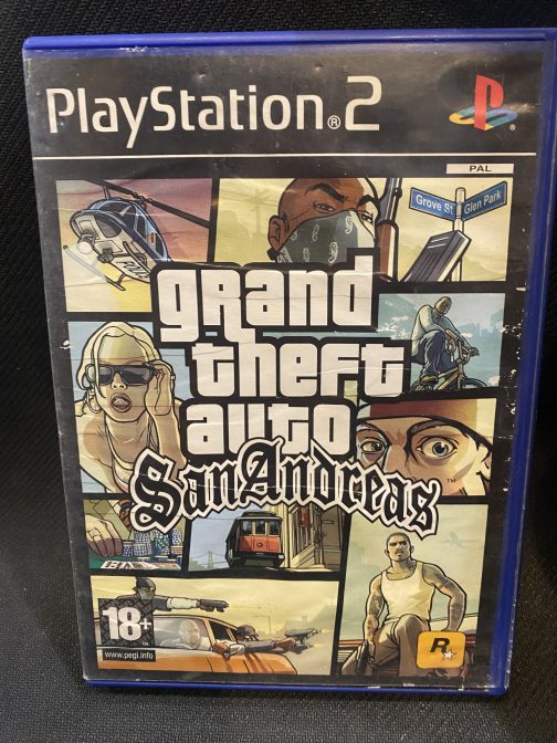 Grand Theft Auto GTA San Andreas PS2 Sony Playstation 2 senza manuale