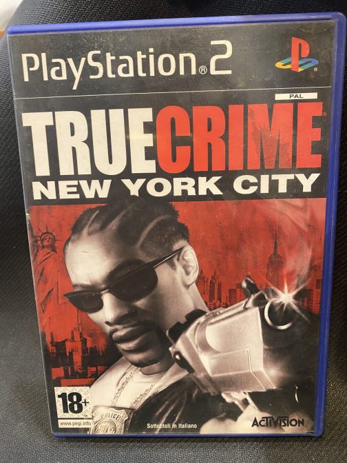 True Crime New York city PS2 Sony Playstation 2 senza Manuale