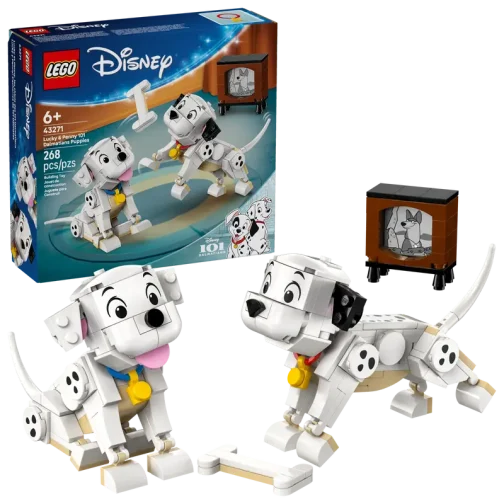 LEGO Disney 43271 Pongo e Peggy - La carica dei cento e uno
