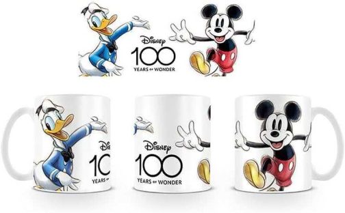MICKEY & DONALD DISNEY 100TH MUG