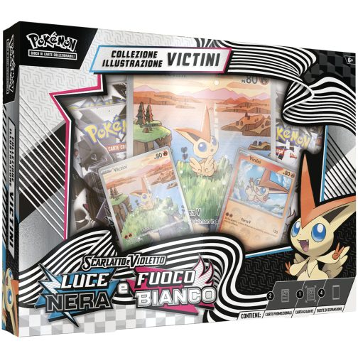 Collezione Illustrazione Victini Luce Nera e Fuoco Bianco