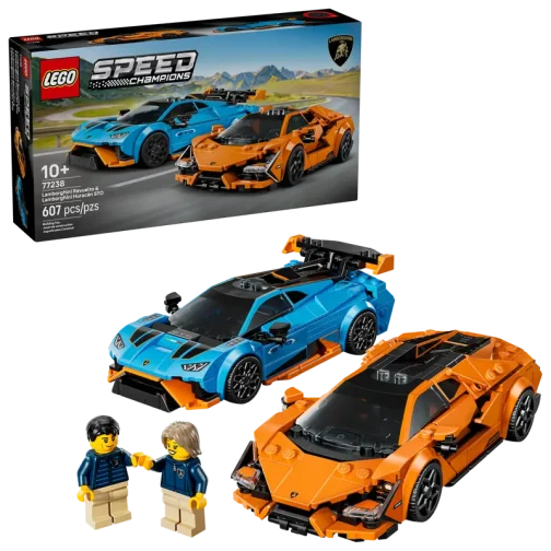 Lego Speed Champions 77238 Lamborghini Revuelto e Huracán STO