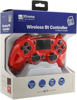 XTREME Playstation 4 Wireless BT Controller Red
