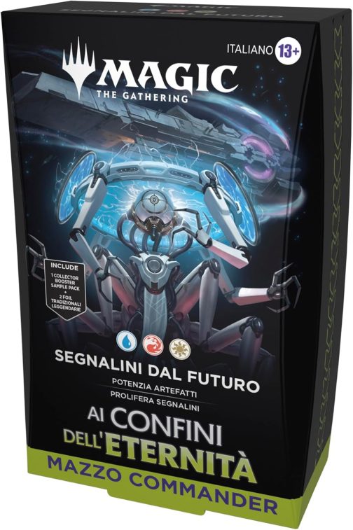 Mazzo Commander di Magic: The Gathering - Ai Confini dell'Eternità - Segnalini dal Futuro Versione italiana