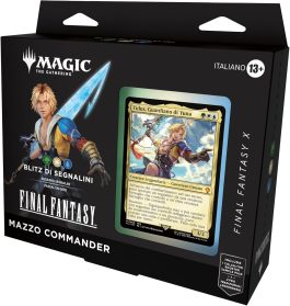 Mazzo Commander di Magic: The Gathering FINAL FANTASY X - Blitz di Segnalini (Versione Italiana)