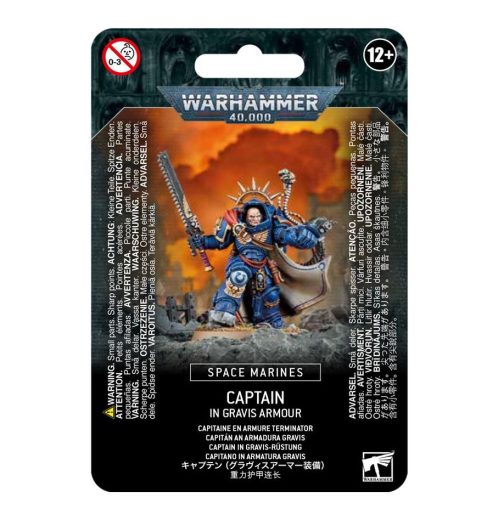 WARHAMMER 40000: Space Marines: Capitano in armatura Gravis