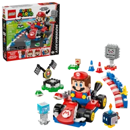 LEGO Super Mario 72043 Mario Kart™ – LEGO® Mario™ interattivo e Kart standard