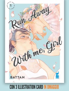 RUN AWAY WITH ME,GIRL 1 CON 3 ILLUSTRATION CARD