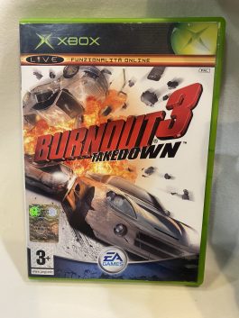 BURNOUT 3 TAKEDOWN MICROSOFT XBOX ITA COMPLETO