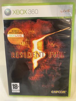 RESIDENT EVIL 5 MICROSOFT XBOX 360 COMPLETO ITA