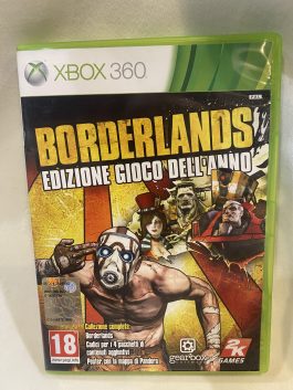 BORDELANDS EDIZIONE GIOCO DELL'ANNO MICROSOFT XBOX 360 COMPLETO ITA