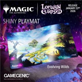 GAMEGENIC Magic: The Gathering - Lorwyn Eclipsed - Prime Shiny Playmat - Evolving Wilds