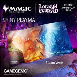 GAMEGENIC Magic: The Gathering - Lorwyn Eclipsed - Prime Shiny Playmat - Steam Vents