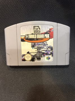 F1 WORLD GRAND PRIX NINTENDO 64 LOOSE PAL EUR
