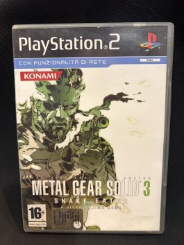 METAL GEAR SOLID 3 SNAKE EATER SONY PS2 ITA COMPLETO