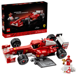 LEGO ICONS 11375 Ferrari F2004 e Michael Schumacher