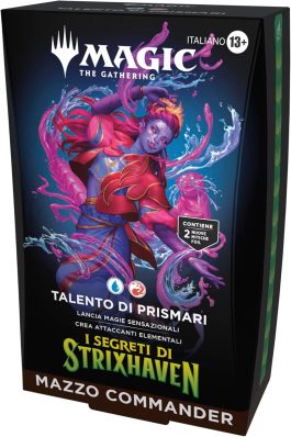 Mazzo Commander Magic: The Gathering I Segreti di Strixhaven - Talento di Prismari (Versione Italiana)