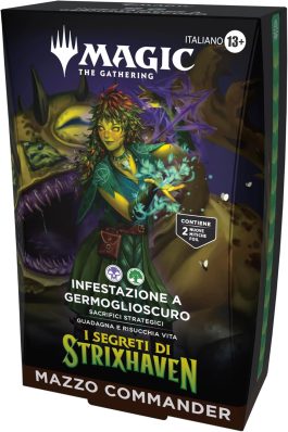 Mazzo Commander Magic: The Gathering I Segreti di Strixhaven - Infestazione a Germoglioscuro (Versione Italiana)