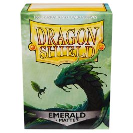 Dragon Shield Standard Size Sleeves Matte Emerald 100