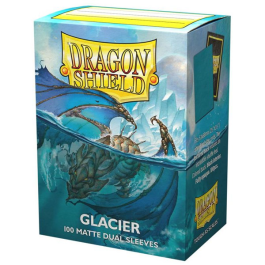 Dragon Shield Standard Size Dual Matte Sleeves Glacier 100