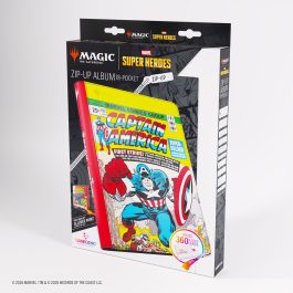 GAMEGENIC Magic: The Gathering - Marvel Super Heroes - Zip-Up Album 18-Pocket -  C.America/B.Panth