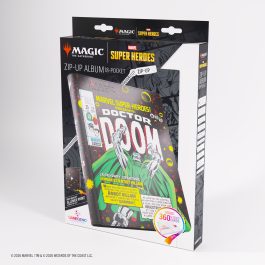 GAMEGENIC Magic: The Gathering - Marvel Super Heroes - Zip-Up Album 18-Pocket -  Doctor Doom/S.Man
