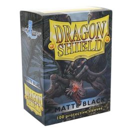 Dragon Shield Standard Size Sleeves Matte Black 100