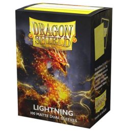 Dragon Shield Standard Size Dual Matte Sleeves Lightning 100