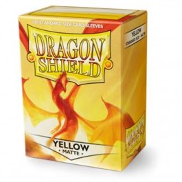 Dragon Shield Standard Size Sleeves Matte Yellow 100