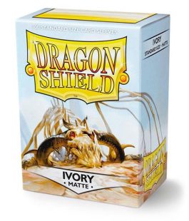Dragon Shield Standard Size Sleeves Matte Ivory 100