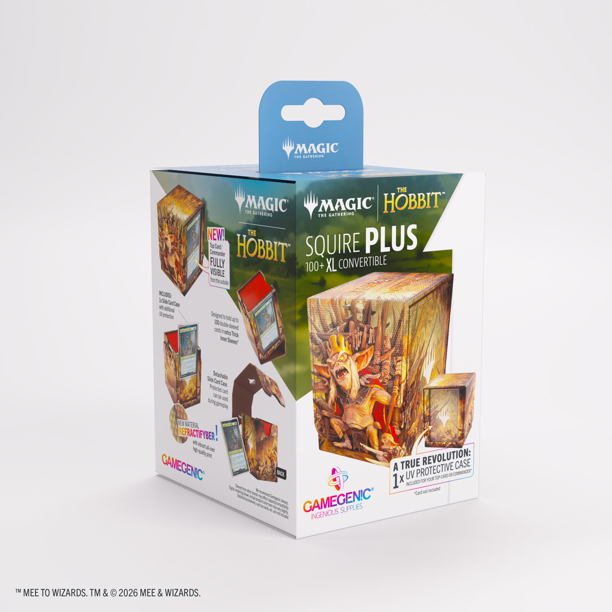 GAMEGENIC Magic: The Gathering - The Hobbit - Squire PLUS 100+ XL - Battle of Goblin- town